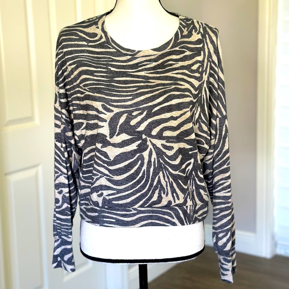 EXPRESS Zebra Print Sweater